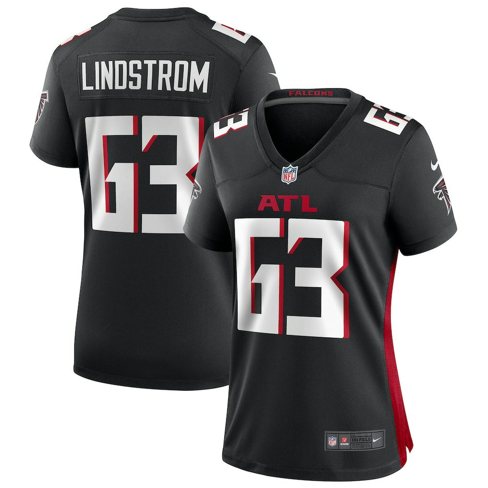 Nike Chris Lindstrom Atlanta Falcons Women's Game Jersey Black