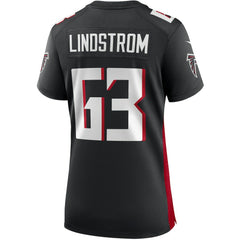 Nike Chris Lindstrom Atlanta Falcons Women's Game Jersey Black
