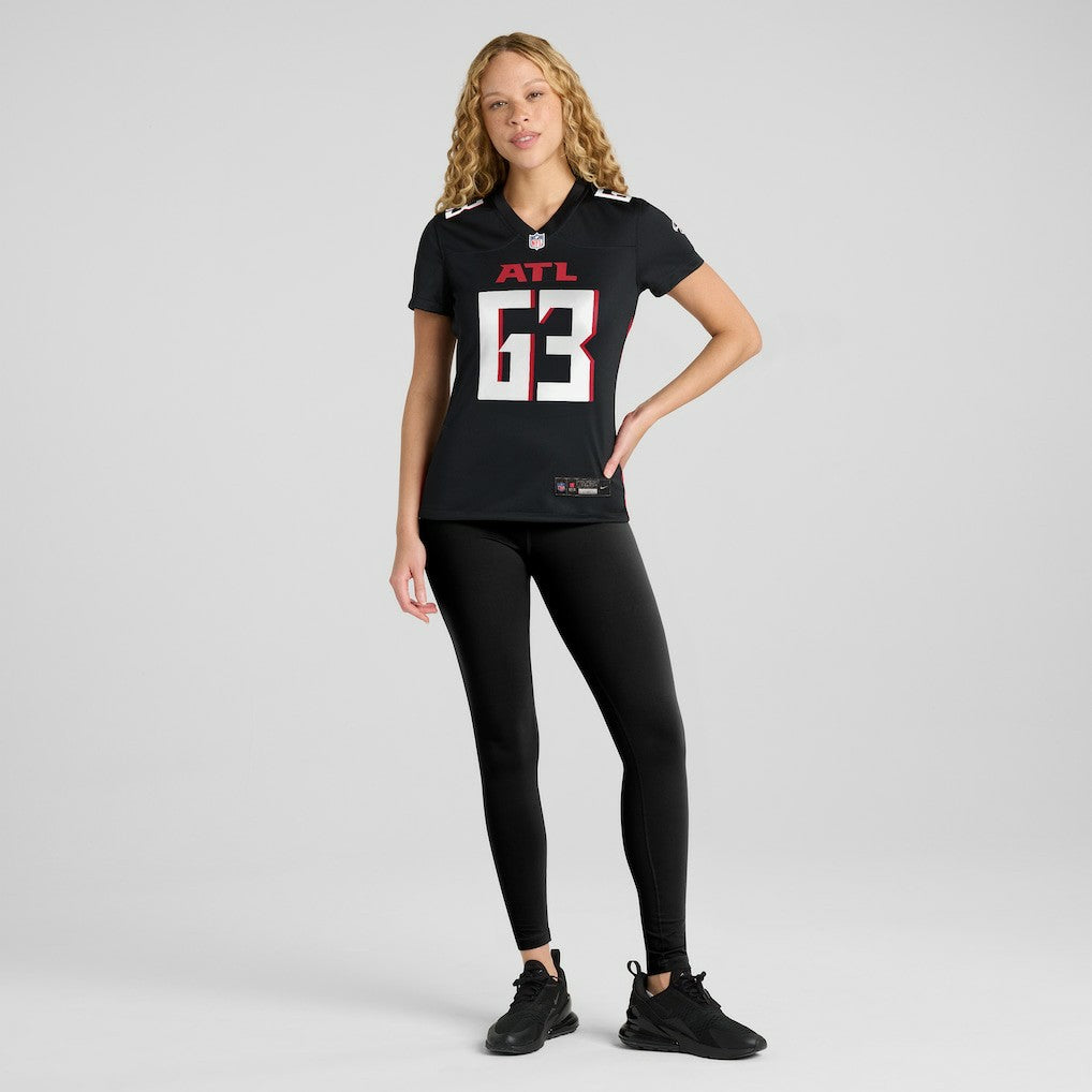 Nike Chris Lindstrom Atlanta Falcons Women's Game Jersey Black