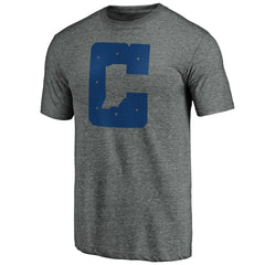 Indianapolis Colts Secondary Logo Tri-Blend T-Shirt Gray
