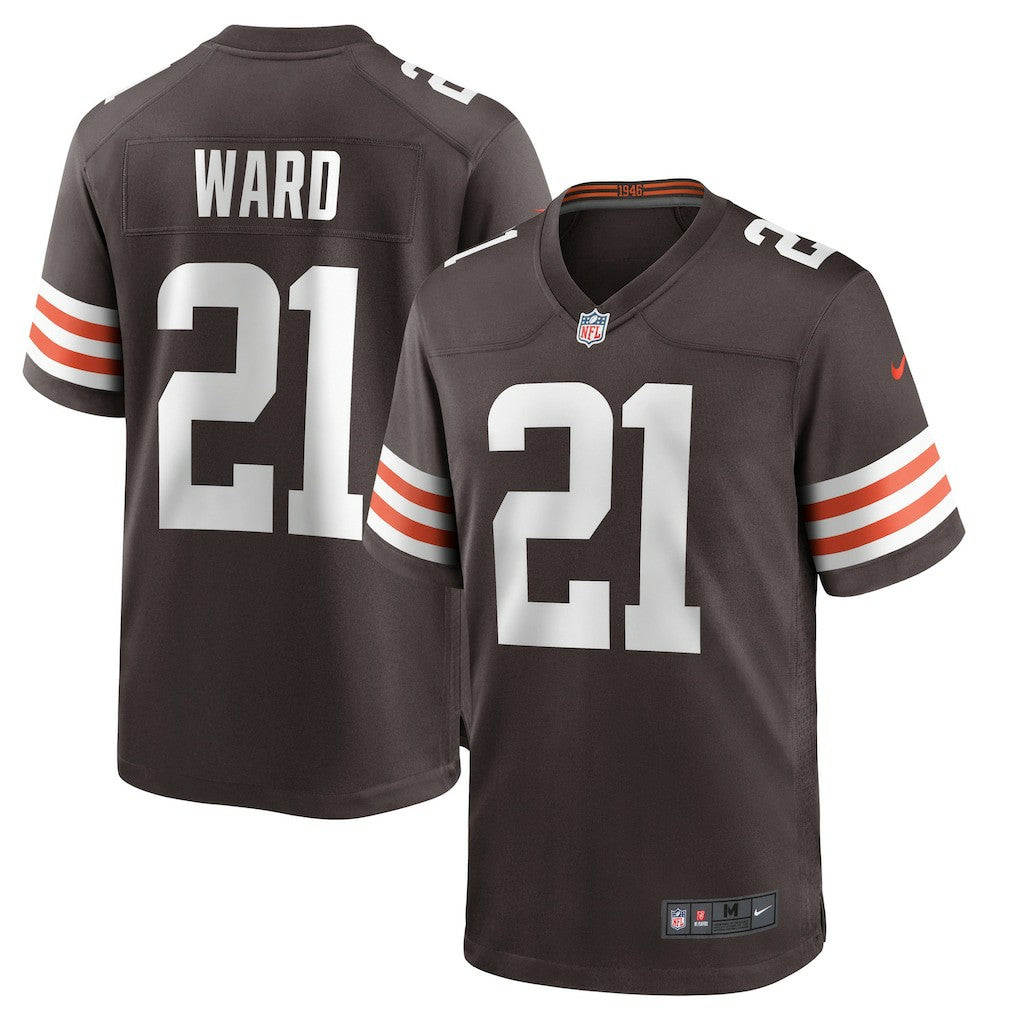 Nike Denzel Ward Cleveland Browns Player Game Jersey Brown