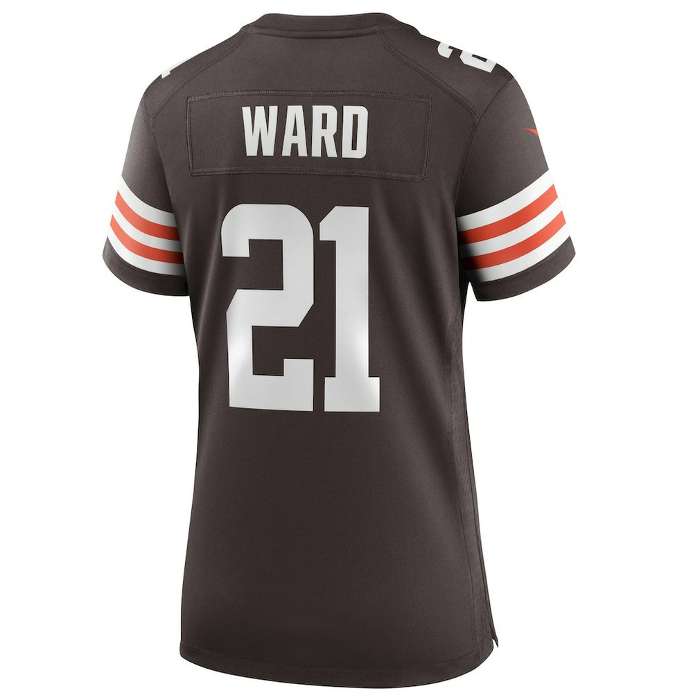 Nike Denzel Ward Cleveland Browns Women's Player Game Jersey Brown
