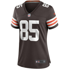 Nike David Njoku Cleveland Browns Women's Player Game Jersey Brown