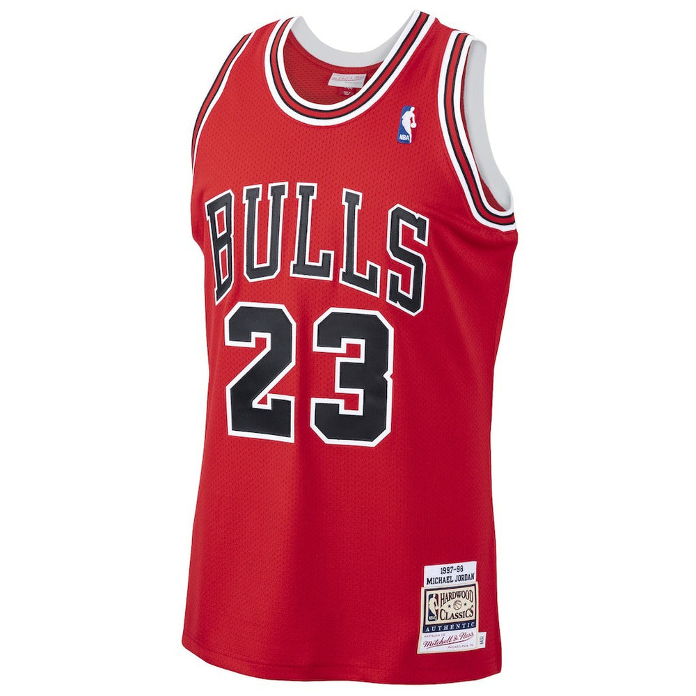 Michael Jordan Chicago Bulls 1997/98 Hardwood Classics Authentic Jersey for sale Scarlet | Mitchell & Ness discount