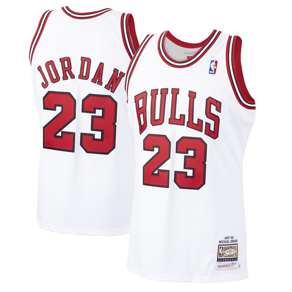 Michael Jordan Chicago Bulls 1997/98 Hardwood Classics Authentic Jersey for sale White | Mitchell & Ness discount