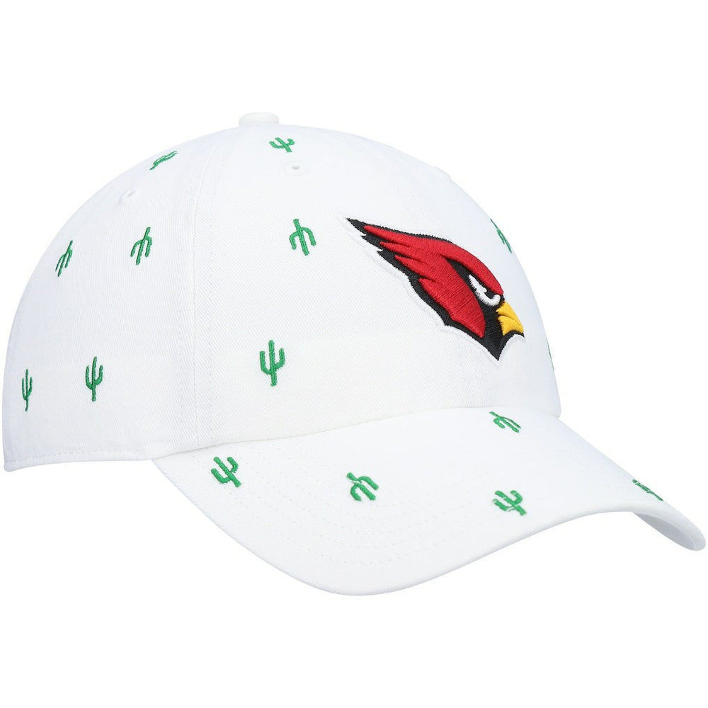 47 brand Arizona Cardinals '47 Women's Confetti Clean Up Adjustable Hat White