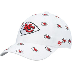 47 brand Kansas City Chiefs '47 Women's Confetti Clean Up Adjustable Hat White