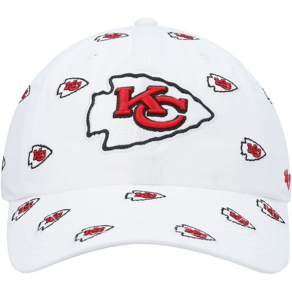47 brand Kansas City Chiefs '47 Women's Confetti Clean Up Adjustable Hat White