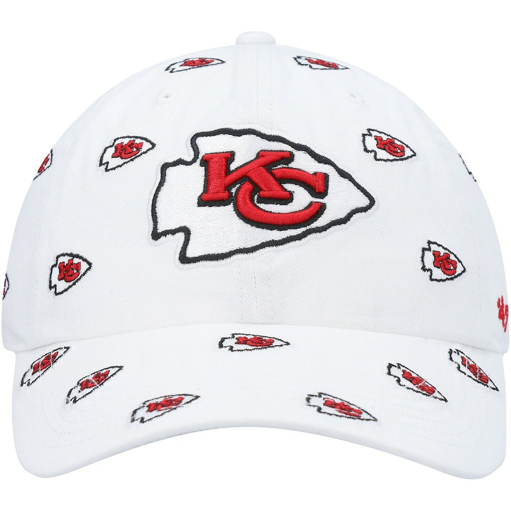 47 brand Kansas City Chiefs '47 Women's Confetti Clean Up Adjustable Hat White