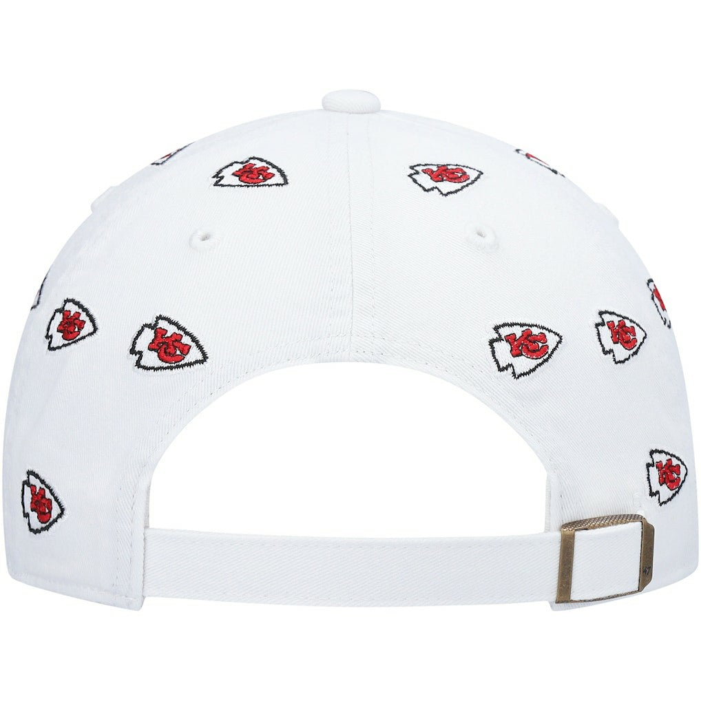 47 brand Kansas City Chiefs '47 Women's Confetti Clean Up Adjustable Hat White