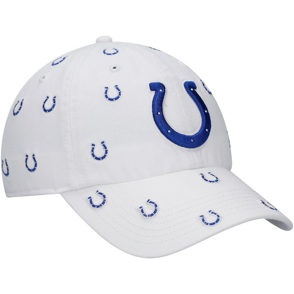 47 brand Indianapolis Colts '47 Women's Confetti Clean Up Adjustable Hat White
