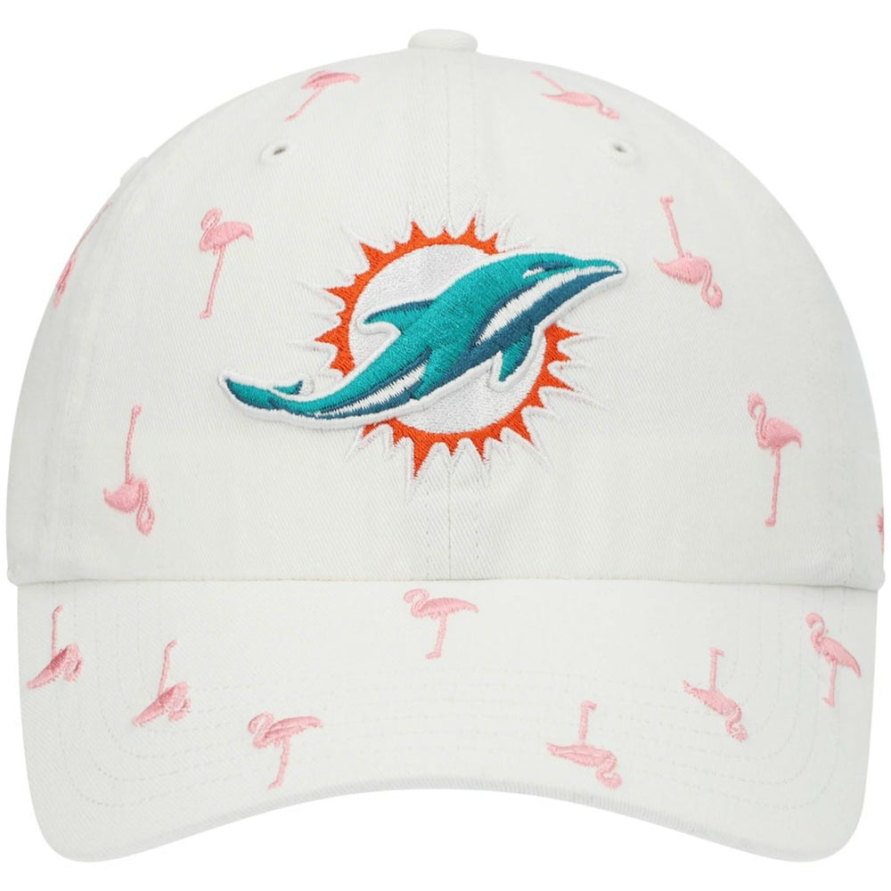 47 brand Miami Dolphins '47 Women's Confetti Clean Up Adjustable Hat White