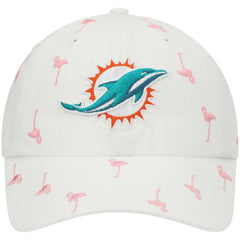47 brand Miami Dolphins '47 Women's Confetti Clean Up Adjustable Hat White