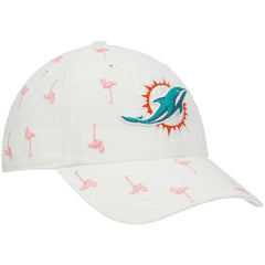 47 brand Miami Dolphins '47 Women's Confetti Clean Up Adjustable Hat White