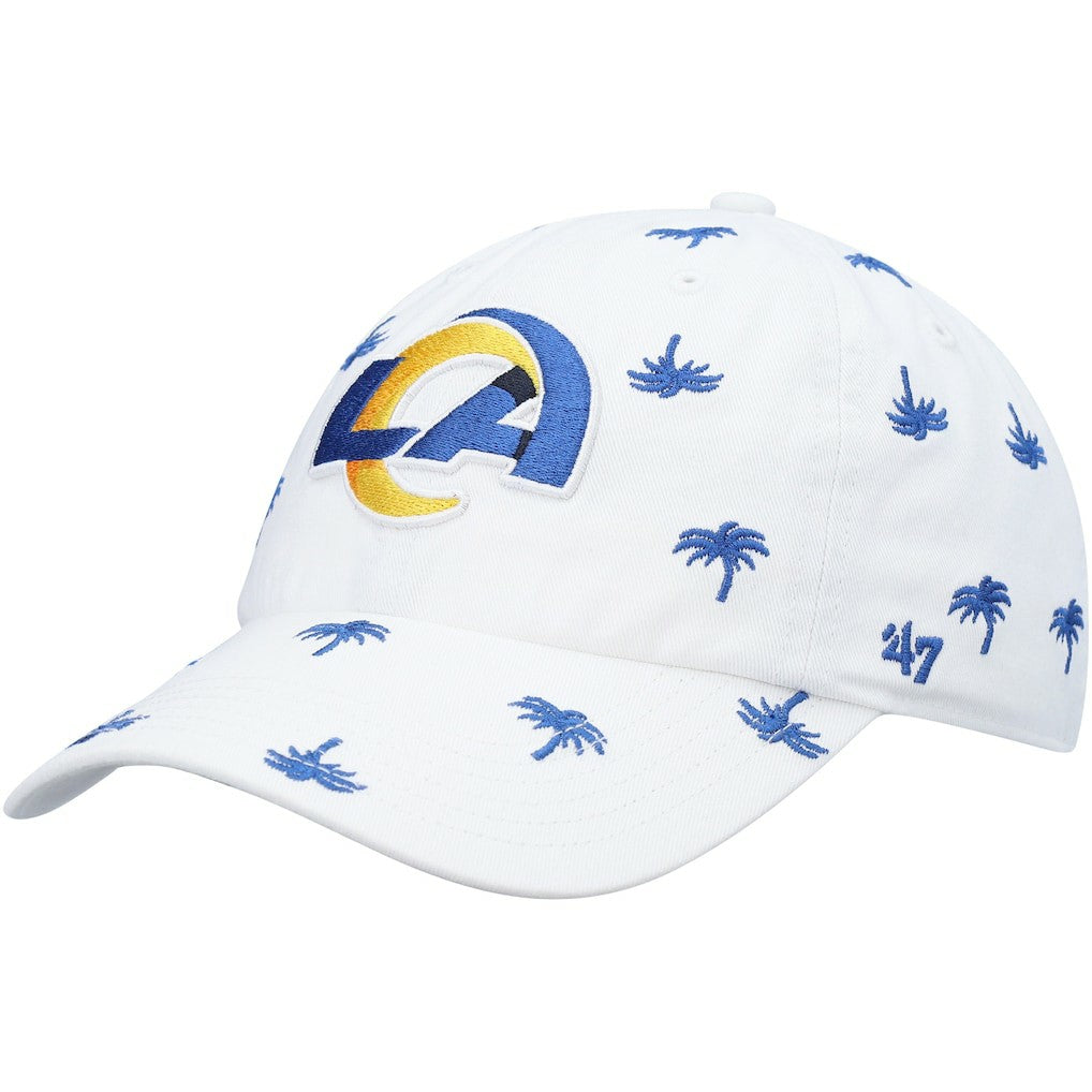 47 brand Los Angeles Rams '47 Women's Confetti Clean Up Adjustable Hat White