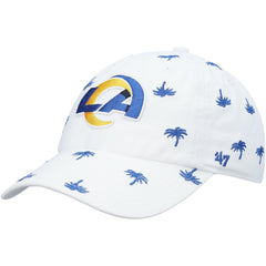 47 brand Los Angeles Rams '47 Women's Confetti Clean Up Adjustable Hat White