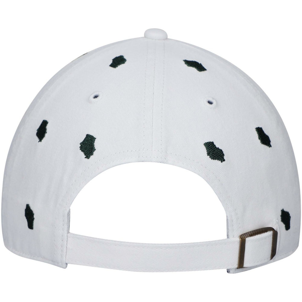 47 brand Green Bay Packers '47 Women's Confetti Clean Up Adjustable Hat White