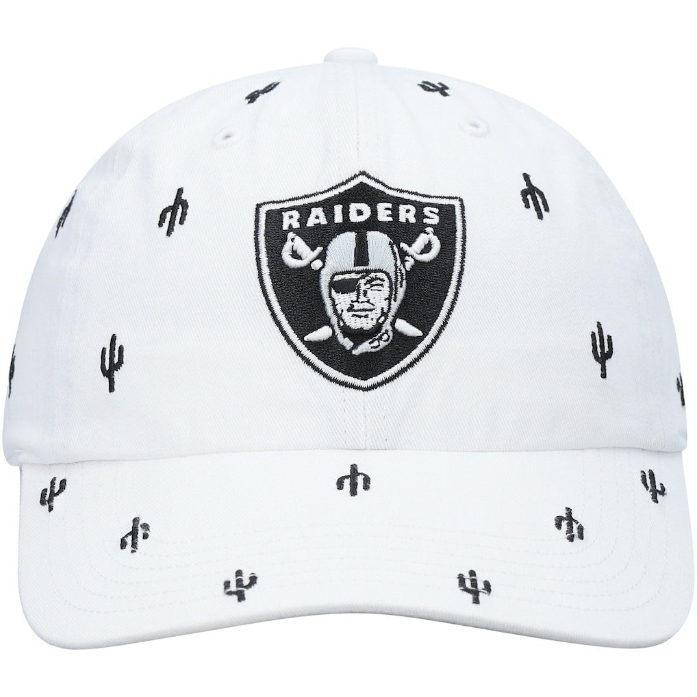 47 brand Las Vegas Raiders '47 Women's Confetti Clean Up Adjustable Hat White