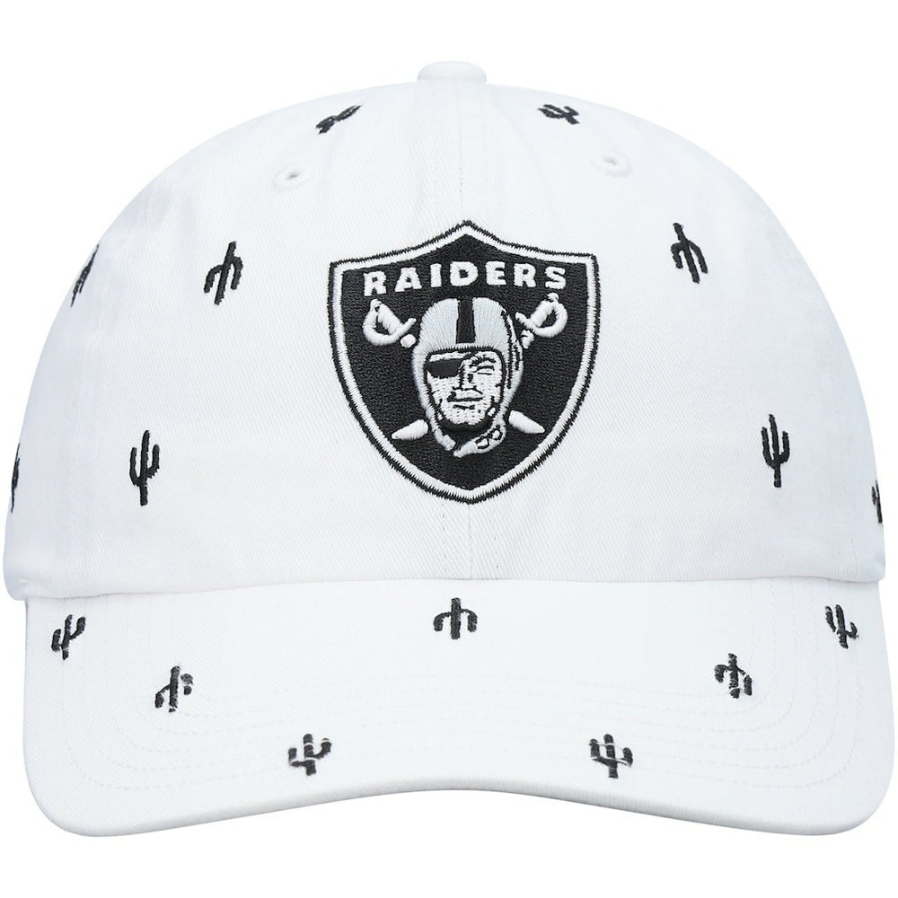 47 brand Las Vegas Raiders '47 Women's Confetti Clean Up Adjustable Hat White