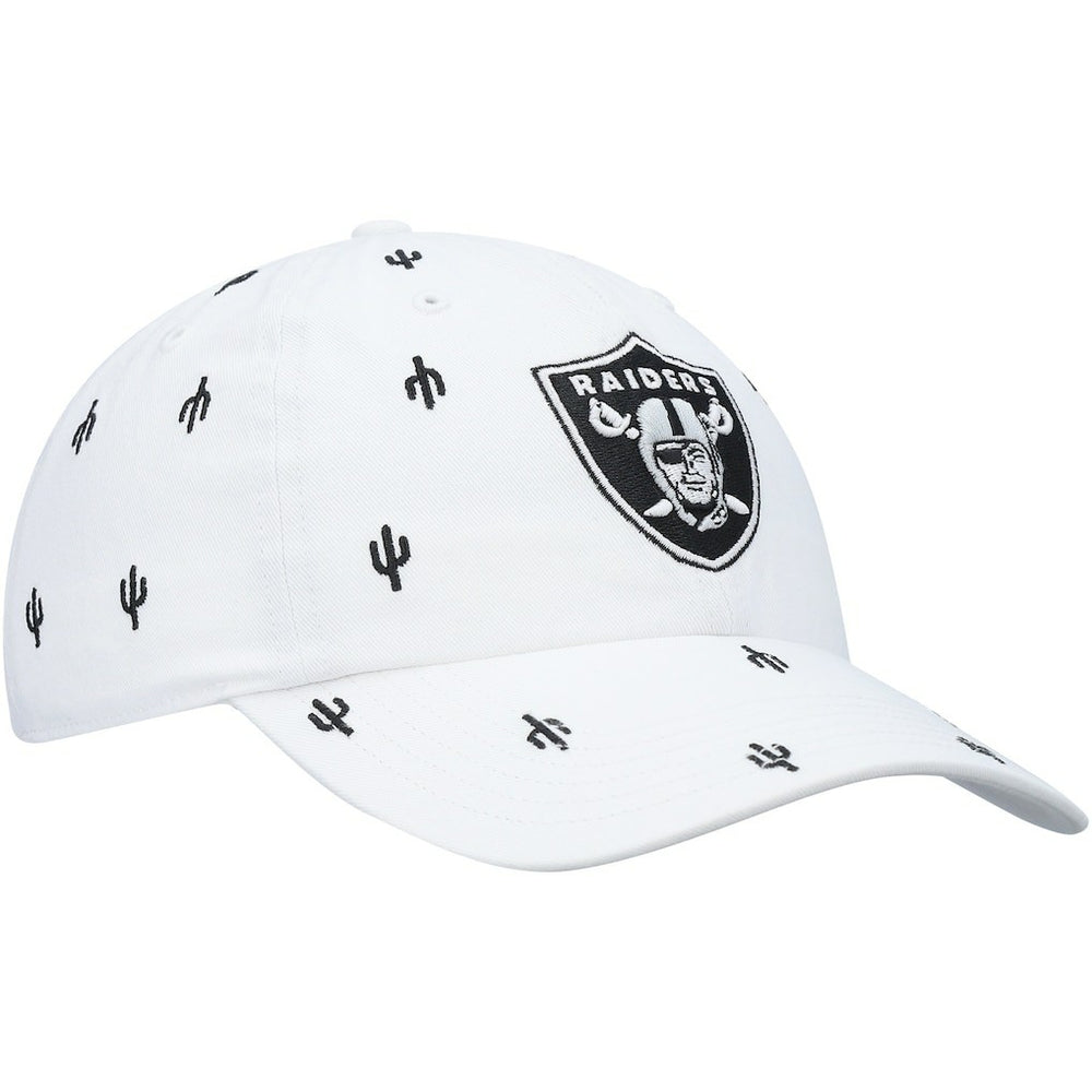 47 brand Las Vegas Raiders '47 Women's Confetti Clean Up Adjustable Hat White