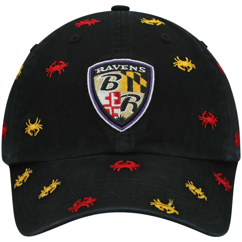 47 brand Baltimore Ravens '47 Women's Confetti Clean Up Adjustable Hat Black