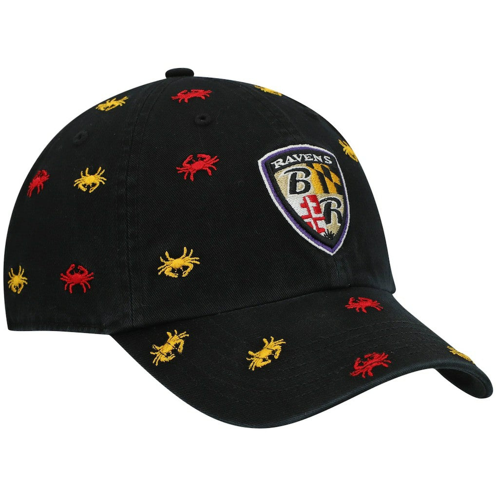 47 brand Baltimore Ravens '47 Women's Confetti Clean Up Adjustable Hat Black