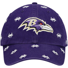 47 brand Baltimore Ravens '47 Women's Confetti Clean Up Adjustable Hat Purple
