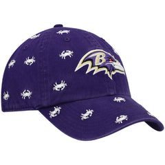 47 brand Baltimore Ravens '47 Women's Confetti Clean Up Adjustable Hat Purple