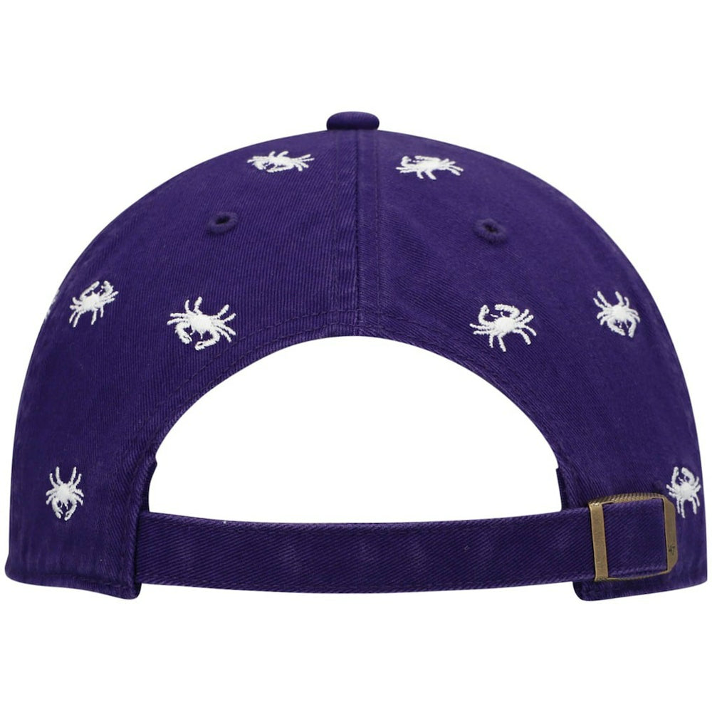 47 brand Baltimore Ravens '47 Women's Confetti Clean Up Adjustable Hat Purple
