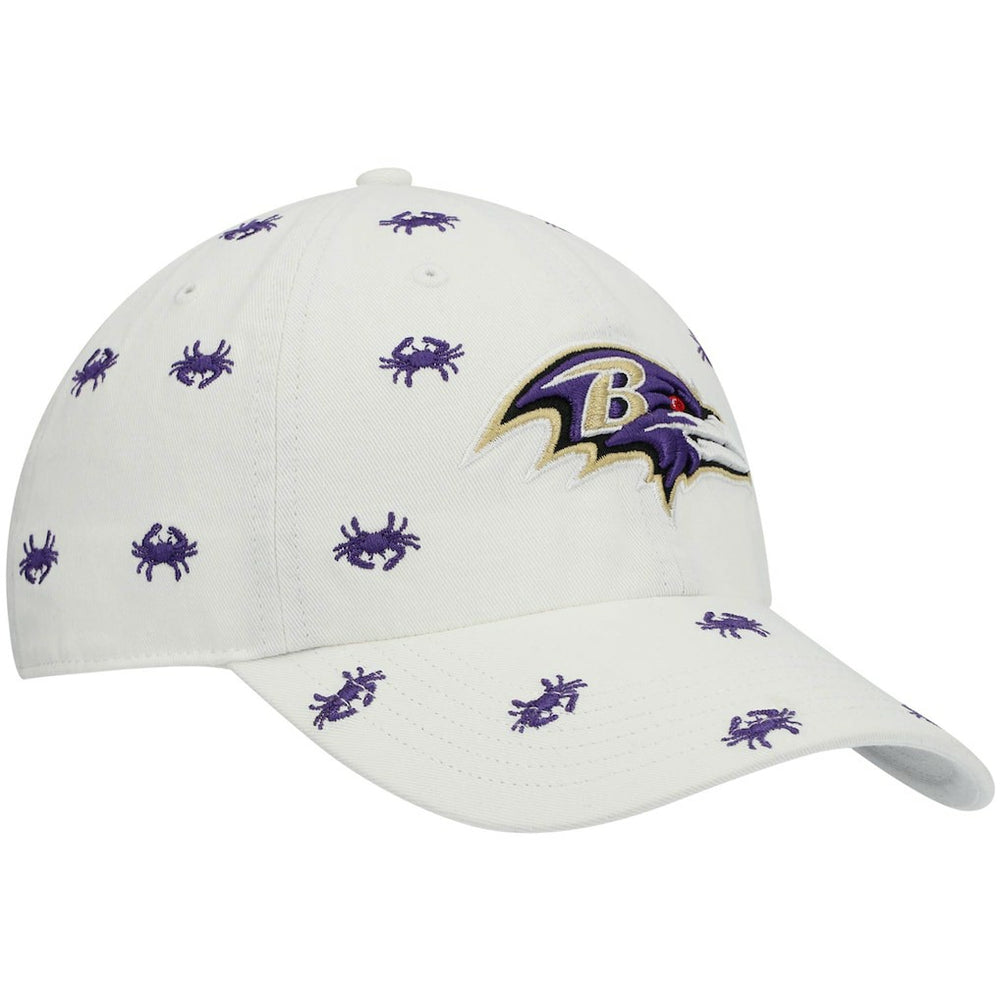 47 brand Baltimore Ravens '47 Women's Confetti Clean Up Adjustable Hat White