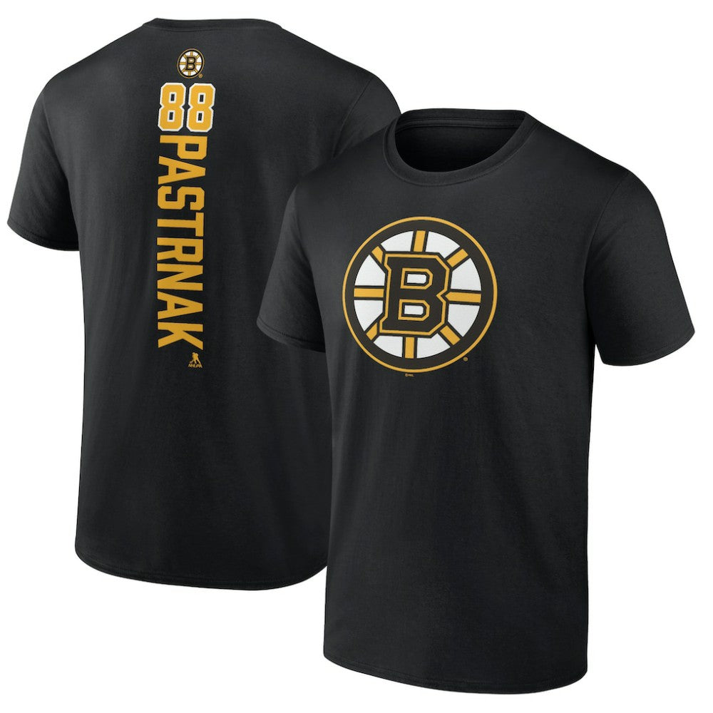 David Pastrnak Boston Bruins Playmaker T-Shirt - Black - NHL 3908128