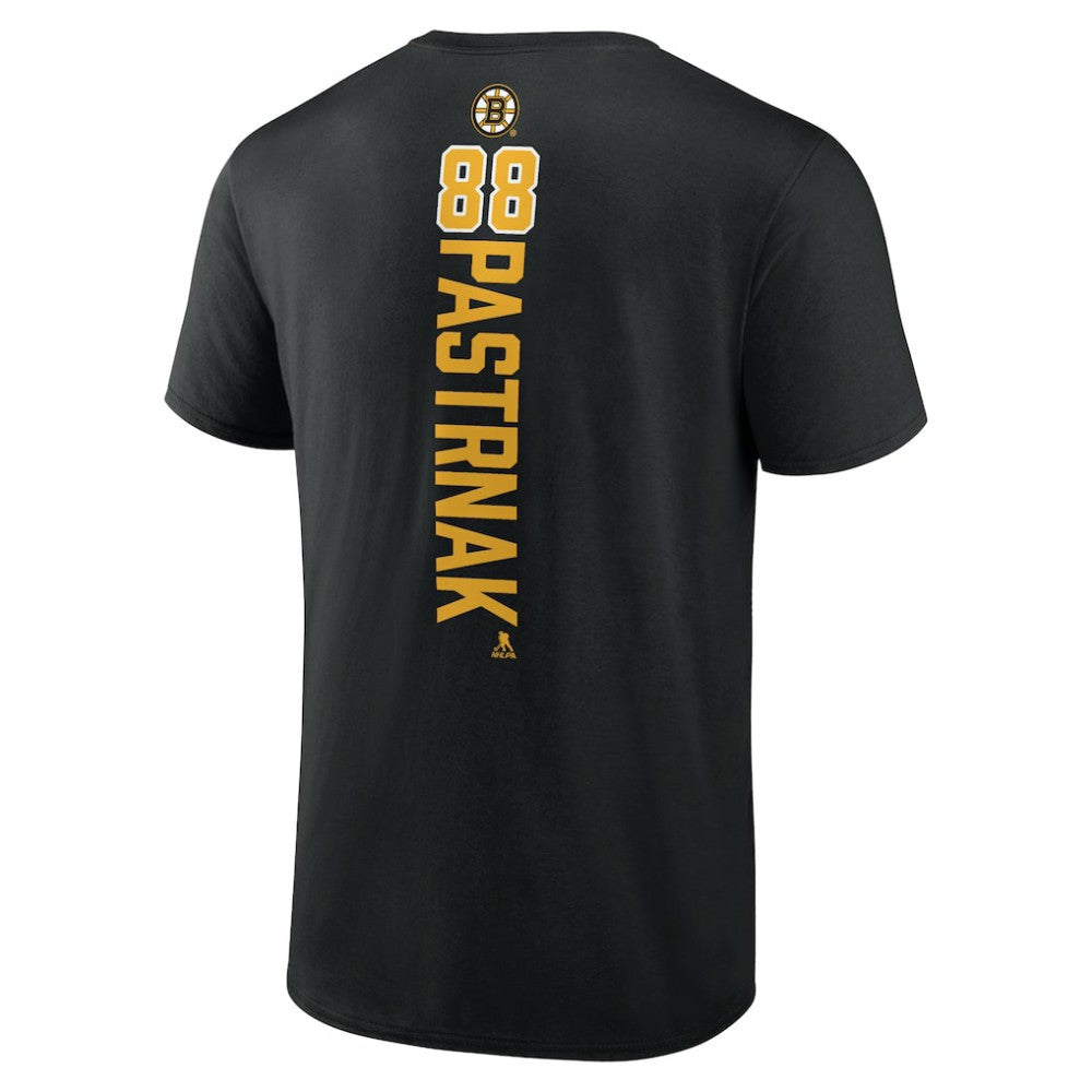 David Pastrnak Boston Bruins Playmaker T-Shirt - Black - NHL 3908128