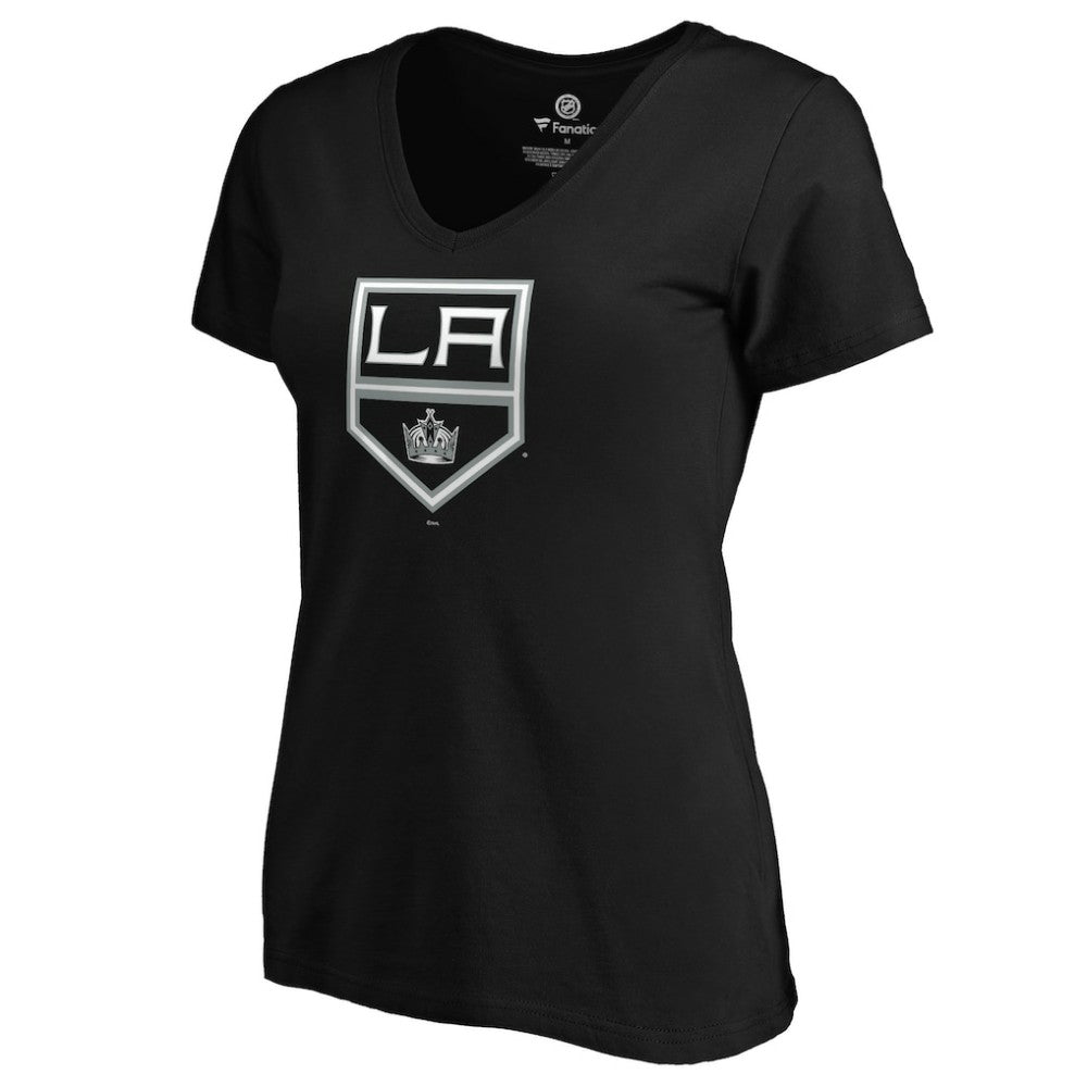 Anze Kopitar Los Angeles Kings Women's Playmaker V-Neck T-Shirt - Black - NHL 3908204