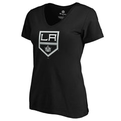 Anze Kopitar Los Angeles Kings Women's Playmaker V-Neck T-Shirt - Black - NHL 3908204