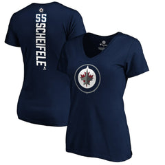 Mark Scheifele Winnipeg Jets Women's Playmaker V-Neck T-Shirt - Navy - NHL 3908238