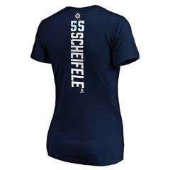 Mark Scheifele Winnipeg Jets Women's Playmaker V-Neck T-Shirt - Navy - NHL 3908238