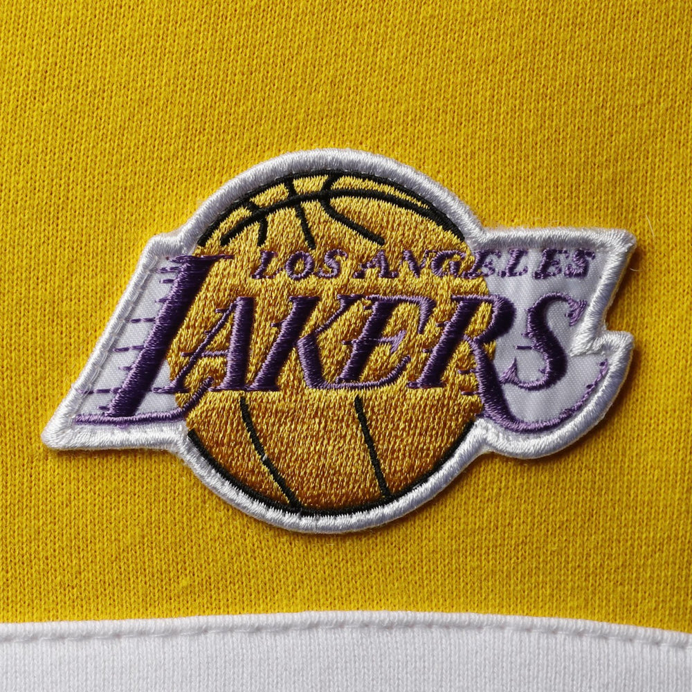 Los Angeles Lakers Head Coach Pullover Hoodie Gold/Black | Mitchell & Ness Lifestyle