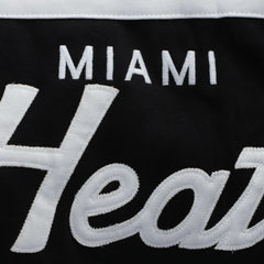 Miami Heat Head Coach Pullover Hoodie Red/Black | Mitchell & Ness Near Me