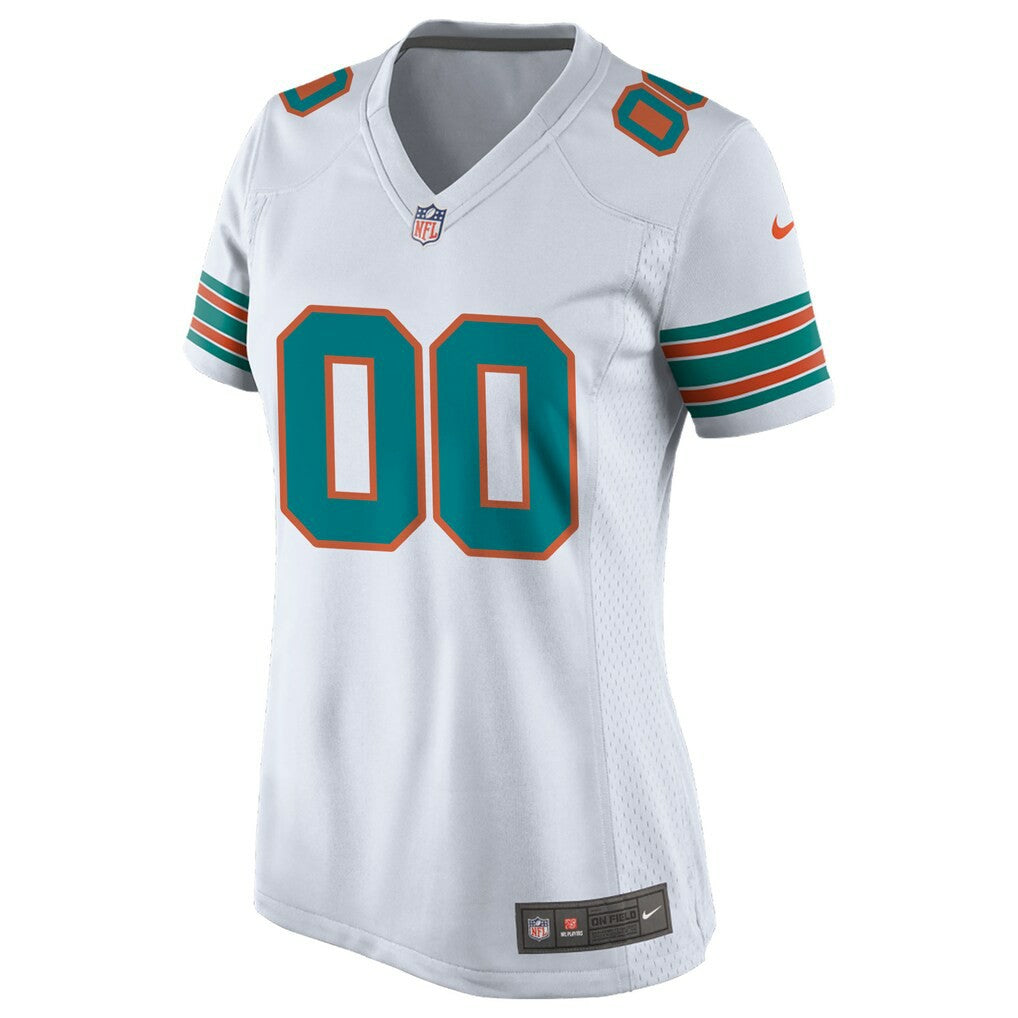 Nike Miami Dolphins Women's Alternate Custom Game Jersey White