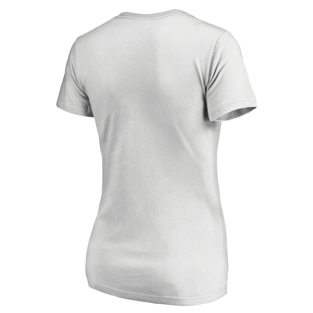 Washington Wizards Women's Floral Arch V-Neck T-Shirt White