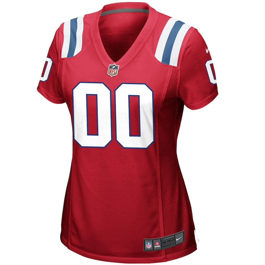 Nike New England Patriots Women's Alternate Custom Jersey Red