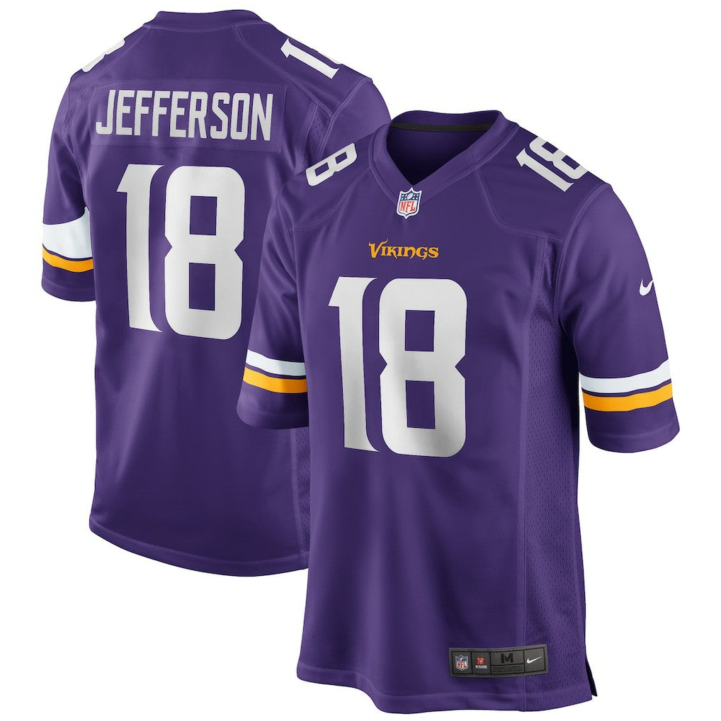 Nike Justin Jefferson Minnesota Vikings Game Jersey Purple