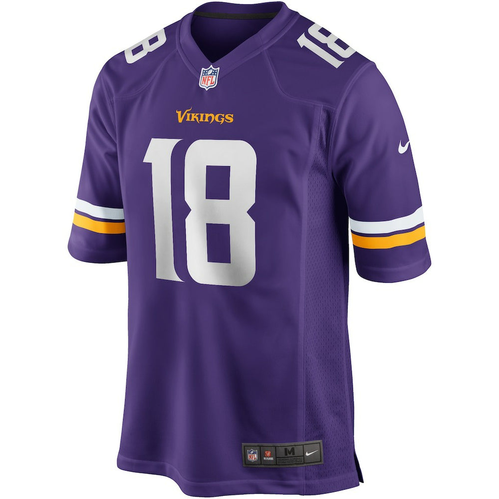 Nike Justin Jefferson Minnesota Vikings Game Jersey Purple