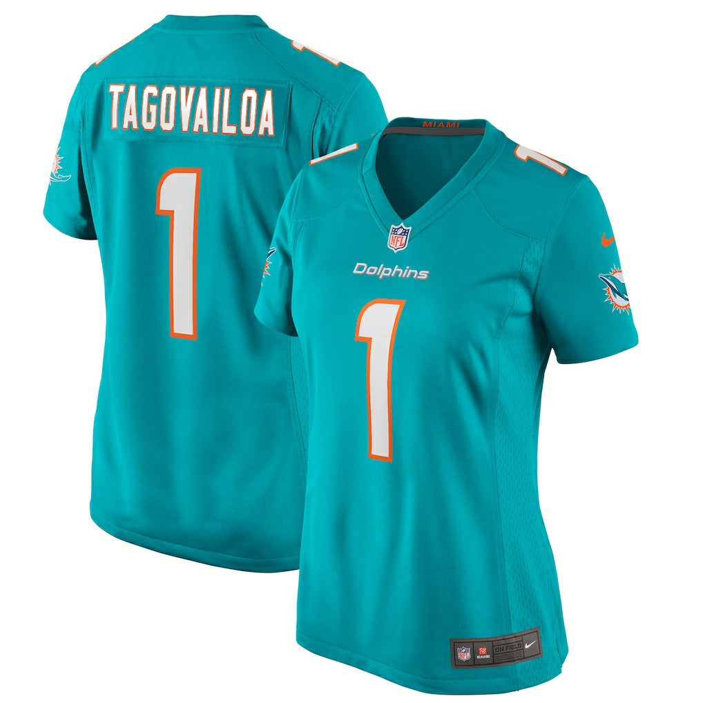 Nike Tua Tagovailoa Miami Dolphins Women's Game Jersey Aqua