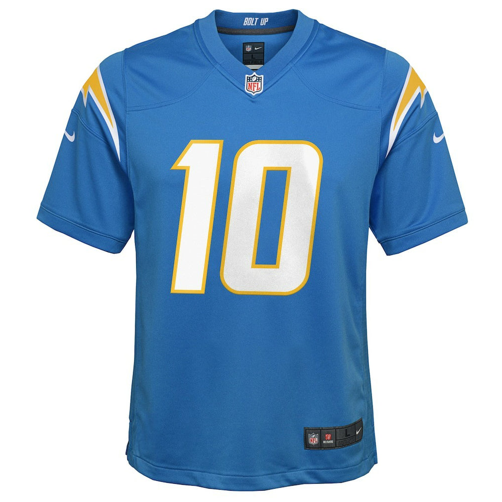 Nike Justin Herbert Los Angeles Chargers Youth Game Jersey Powder Blue