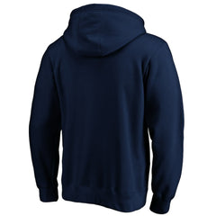 Indianapolis Colts Banner Wave Fitted Pullover Hoodie Navy