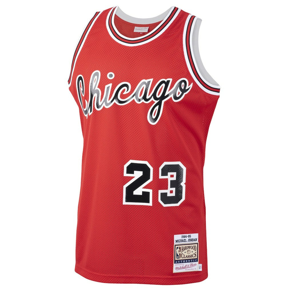 Michael Jordan Chicago Bulls 1984/85 Hardwood Classics Rookie Authentic Jersey for sale Red | Mitchell & Ness online