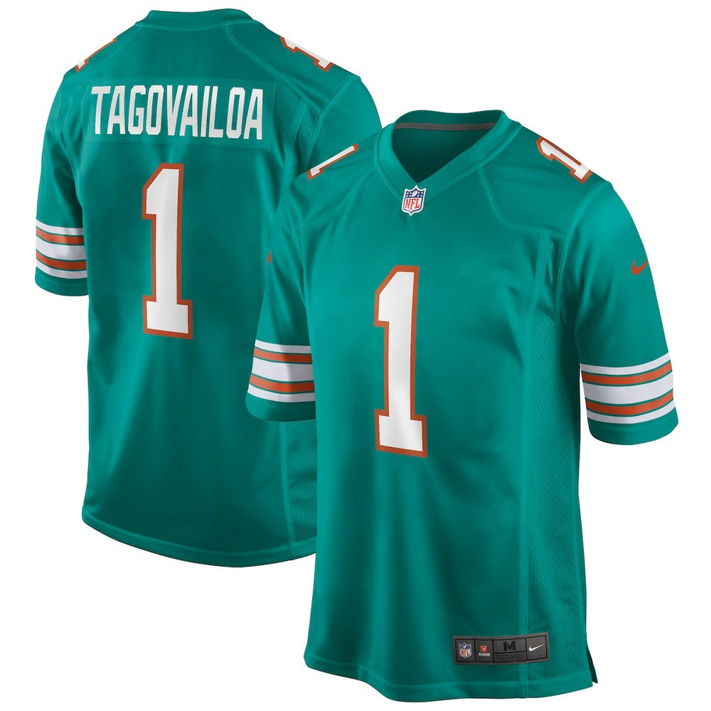 Nike Tua Tagovailoa Miami Dolphins Alternate Game Jersey Aqua
