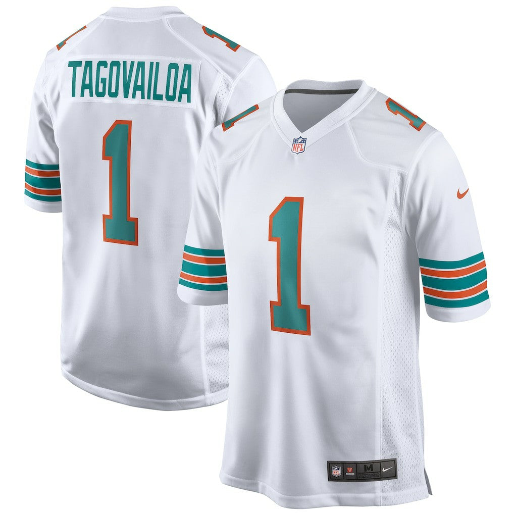 Nike Tua Tagovailoa Miami Dolphins 2nd Alternate Game Jersey White