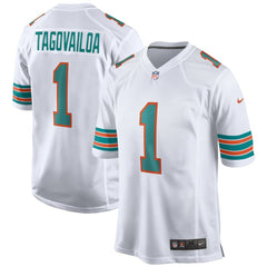 Nike Tua Tagovailoa Miami Dolphins 2nd Alternate Game Jersey White